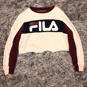 Fila Cropped Sweatshirt